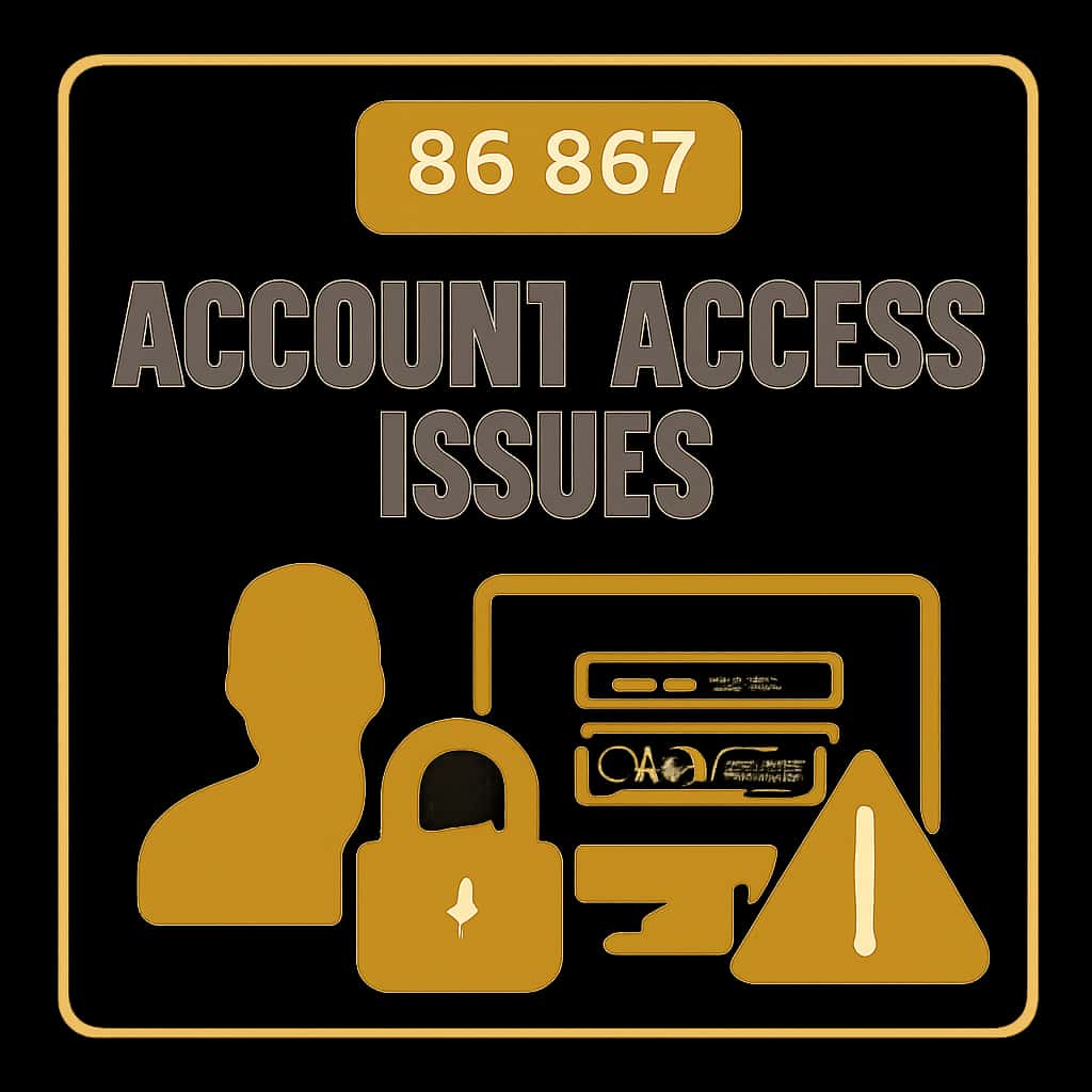 An educational diagram illustrating steps to resolve account access issues for BG 567.