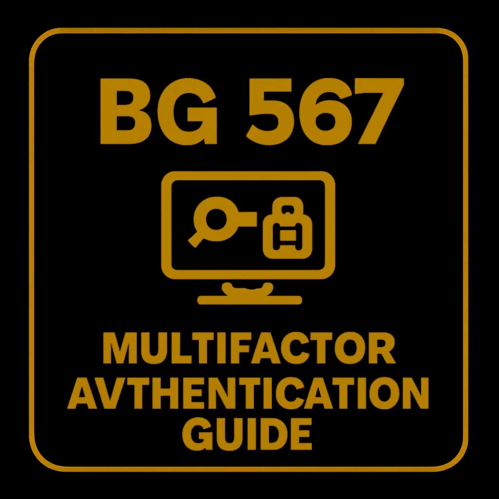 Icon representing BG 567 Multifactor Authentication Guide.