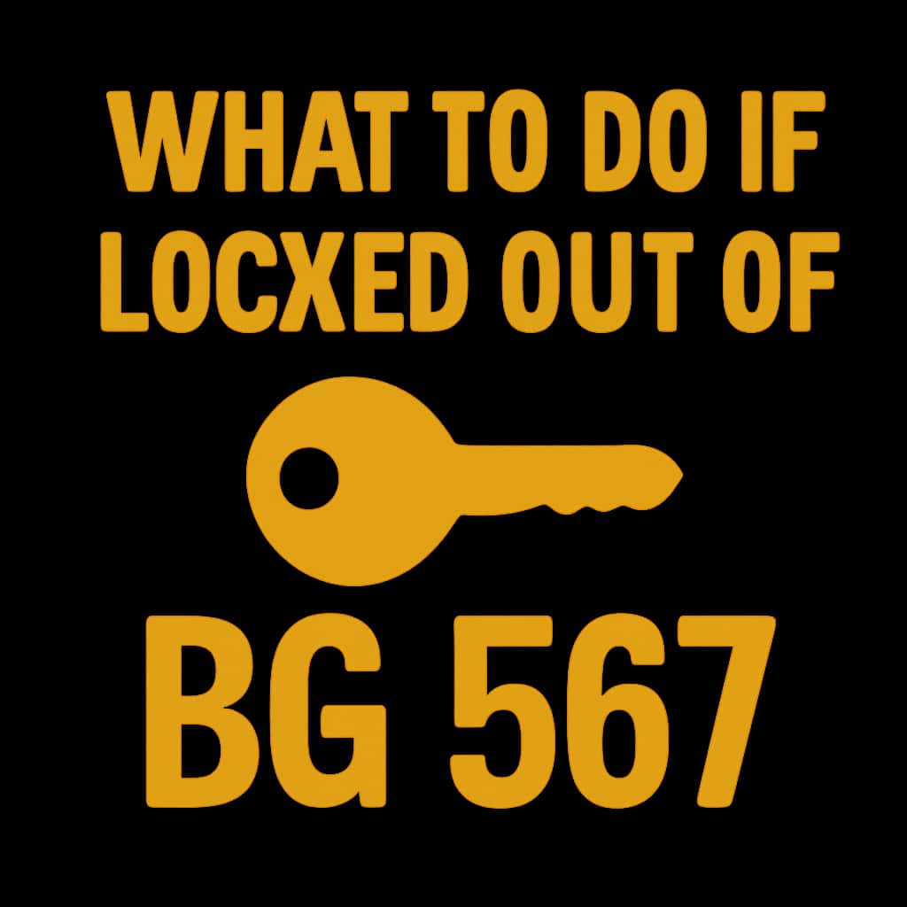 An icon illustrating assistance for BG 567 access issues.