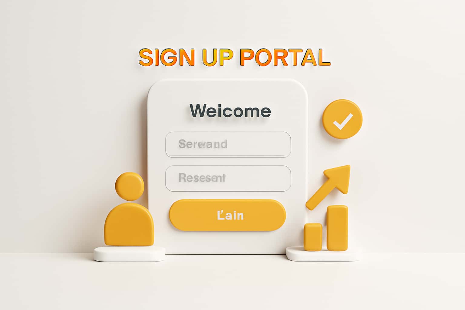 BG 567 Sign Up Portal Interface
