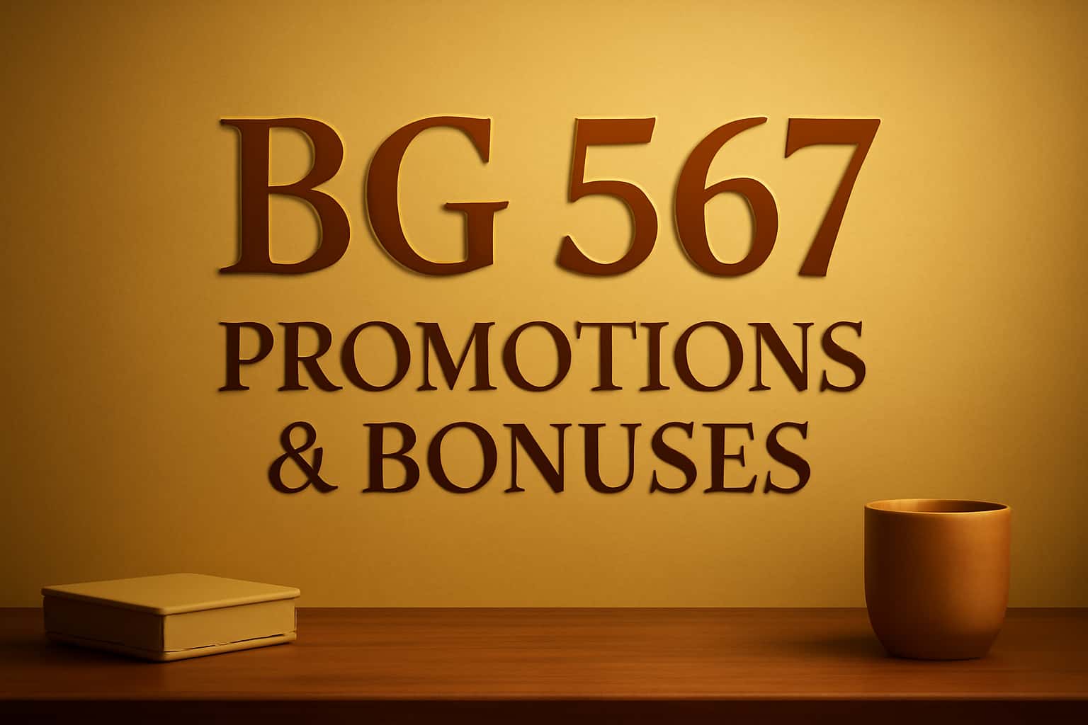 An informative visual representation of BG 567 Promotions & Bonuses.